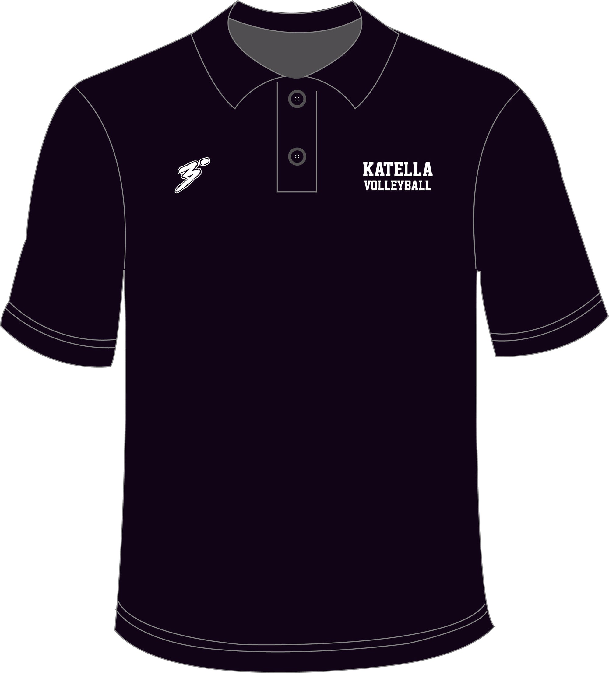 2024 Katella Black Polo