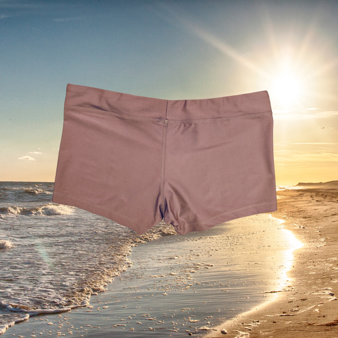 Brown Lycra shorts