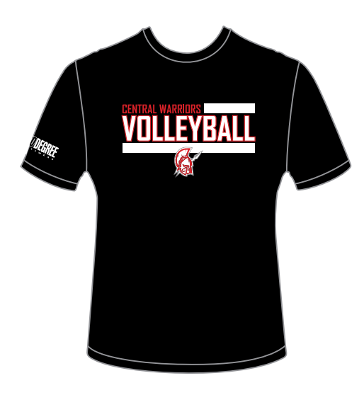 CENTRAL HIGH SCHOOL COTTON T-SHIRT - BLACK