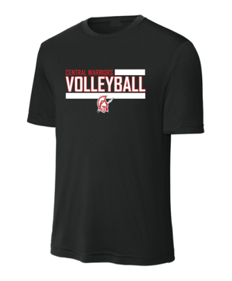 CENTRAL HIGH SCHOOL DRYFIT TEE- BLACK