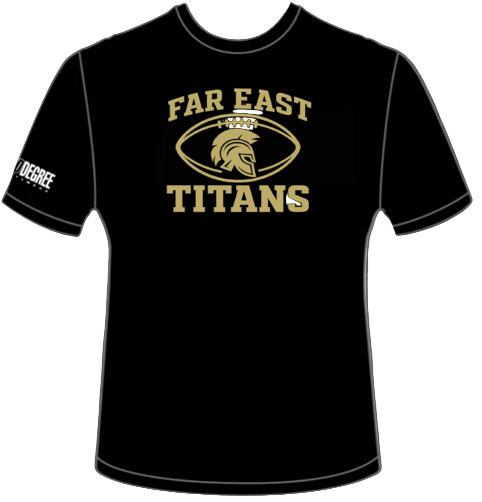 CUSTOM TITANS FOOTBALL DRY-FIT TEE - Third Degree Sportwear