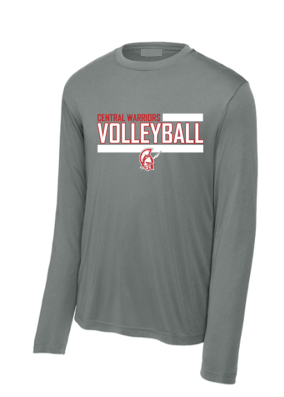 CENTRAL HIGH SCHOOL DRY-FIT LONG SLEEVE - GREY
