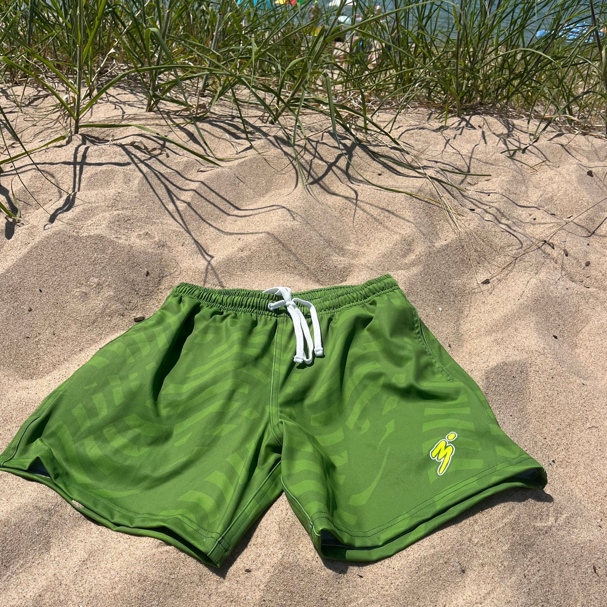Jungle Green Swim Trunks