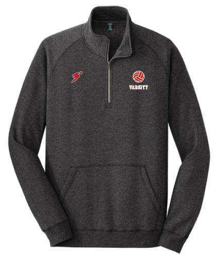 KATELLA GVB Quarter Zip Sweatshirt Gray- VARSITIY MANDATORY - Third Degree Sportwear