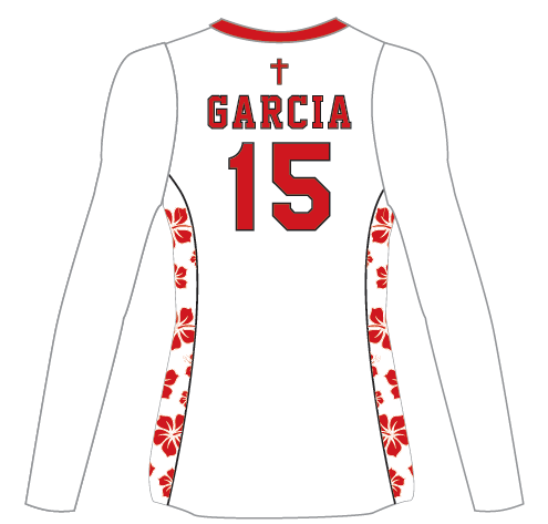KATELLA GVB Custom White Long Sleeve JERSEY - VARSITIY MANDATORY - Third Degree Sportwear