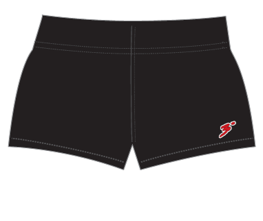 Katella GVB Black Lycra shorts - Third Degree Sportwear