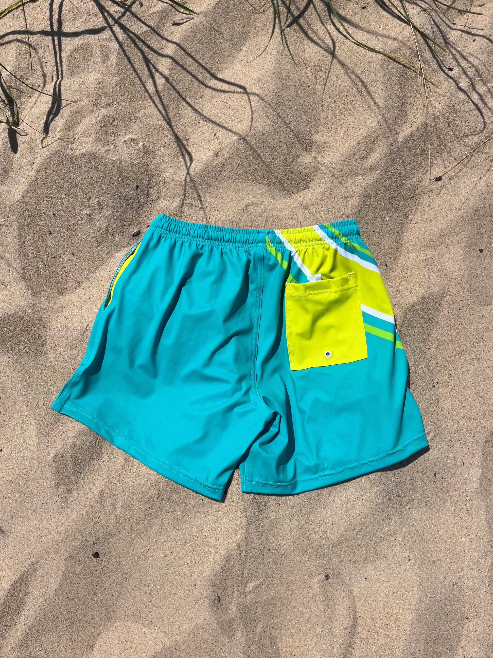 Neon Swim Trunks