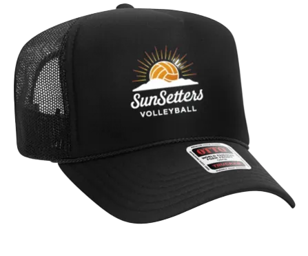 Sun Setters black  Trucker Hat 26 - Third Degree Sportwear