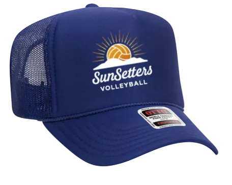 Sun Setters blue  Trucker Hat 26 - Third Degree Sportwear