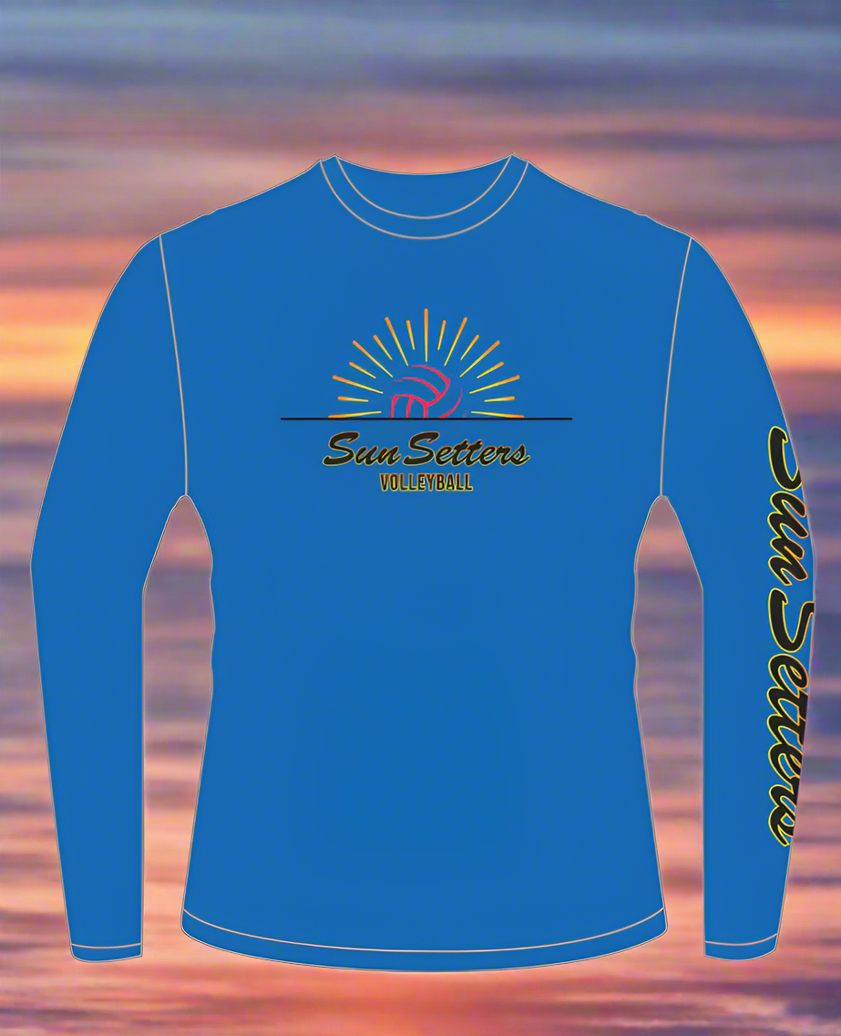 Sun Setters Blue Long Sleeve Shirt