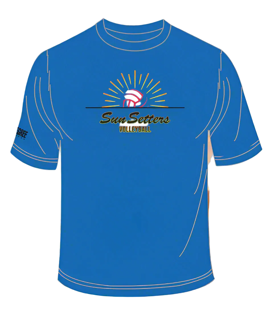 inventory sale SUN SETTERS BLUE T - SHIRT 2025 - Third Degree Sportwear