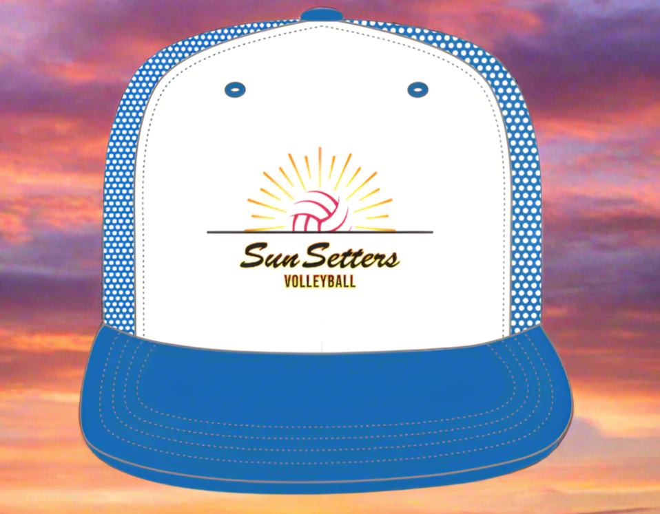 Sun Setters blue Trucker Hat