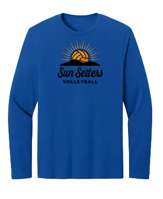 SUN SETTERS Cotton Long sleeve - Blue - Third Degree Sportwear