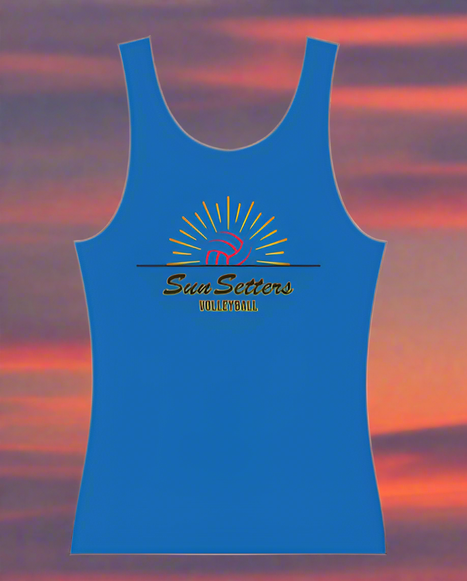 Sun Setters Women&#39;s Blue Tank Top