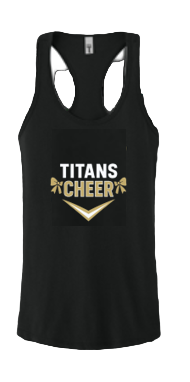 TITANS CHeer WOMENS RACER BACK TANK - Third Degree Sportwear