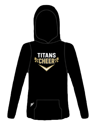 custom TITANS Cheer HOODIE - Third Degree Sportwear