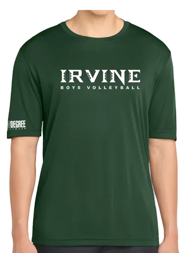 Irvine Green Dry-fit T Shirt - Third Degree Sportwear