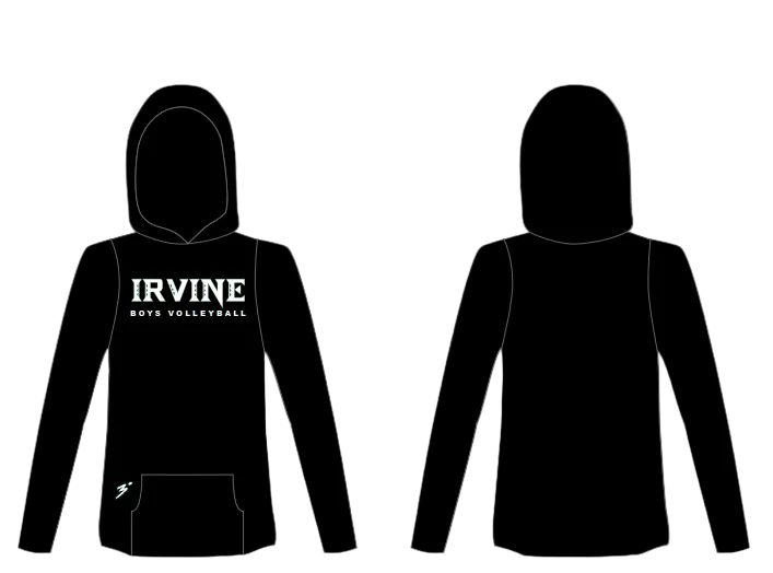 Irvine Black Hoodie - Third Degree Sportwear