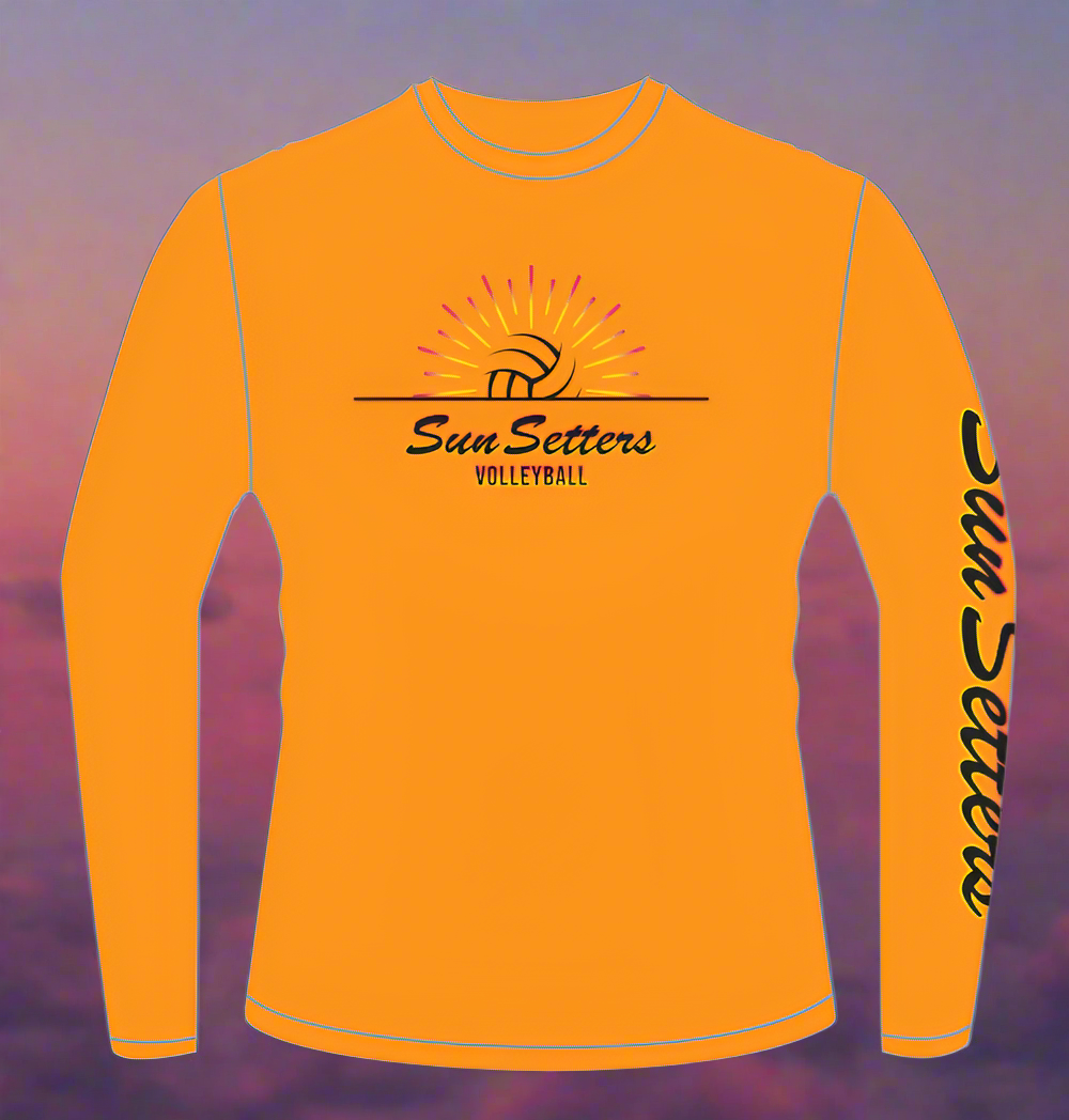 Sun Setters ORANGE Long Sleeve Shirt