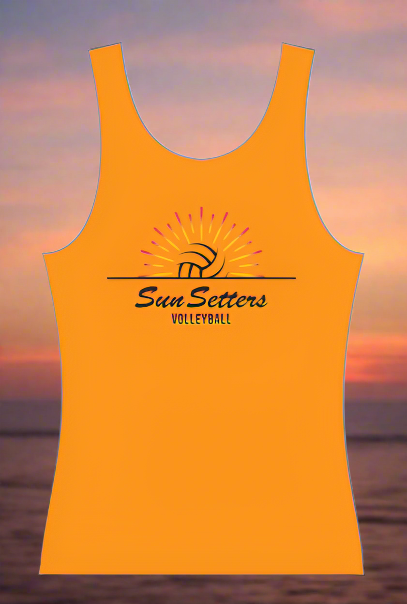 Sun Setters Women&#39;s orange Tank Top