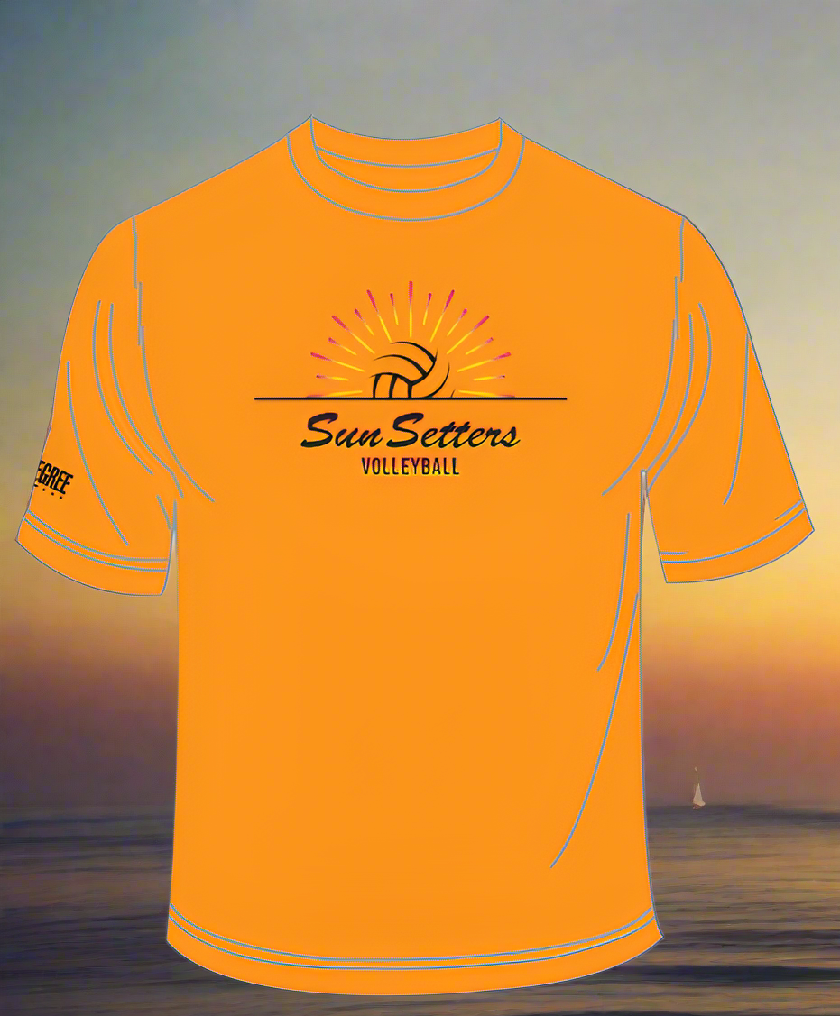 SUN SETTERS ORANGE T-SHIRT