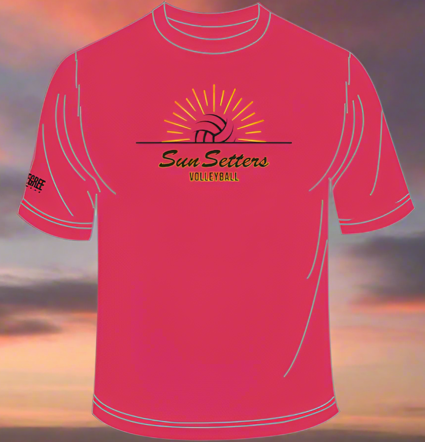 SUN SETTERS Pink T-SHIRT