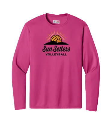 SUN SETTERS dryfit Long sleeve - pink - Third Degree Sportwear