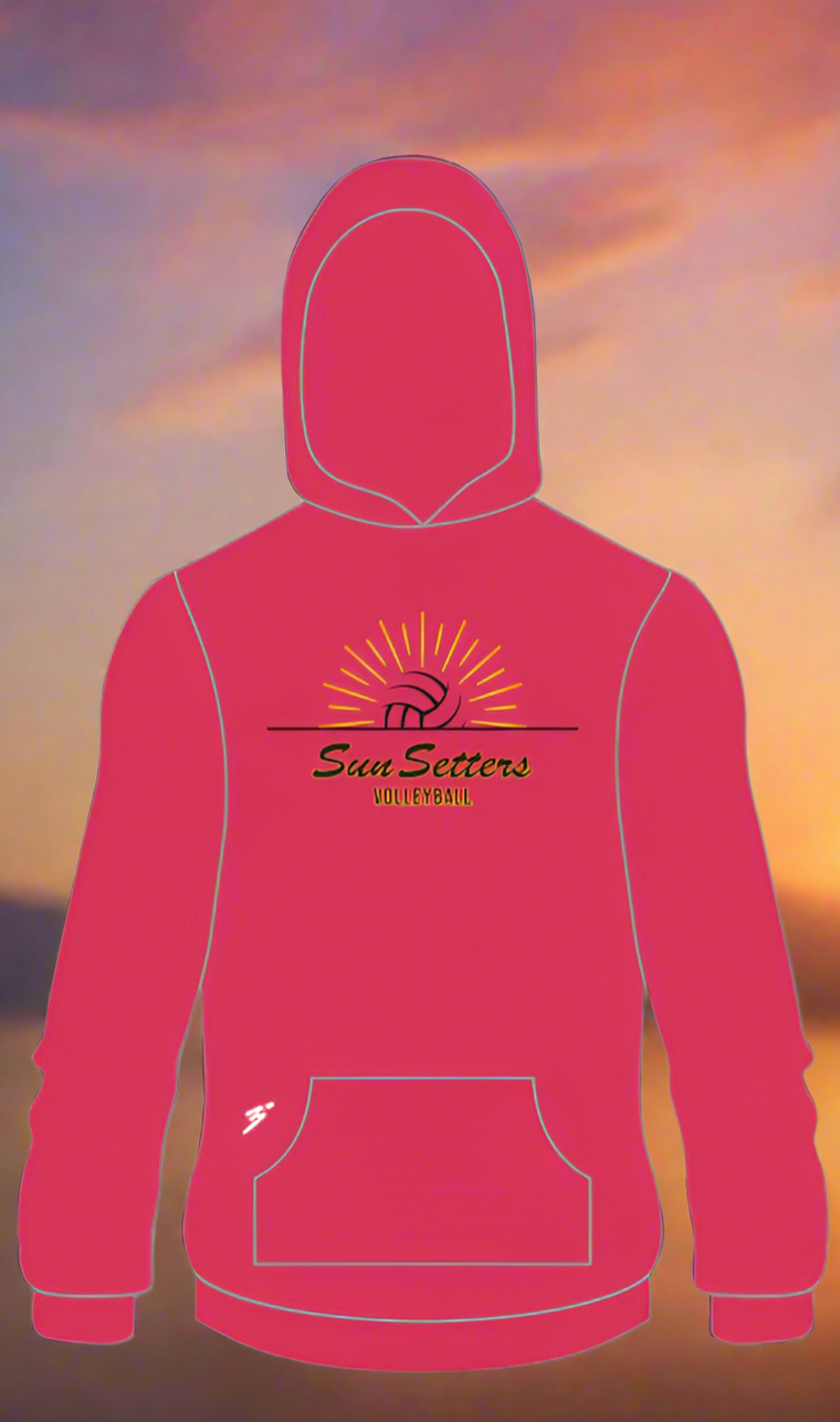 Sun Setters pink Pullover hoodie