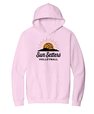 SUN SETTERS Hoodie -Light pink - Third Degree Sportwear