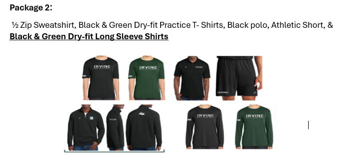 Irvine Boys Volleyball Package 2 - Third Degree Sportwear