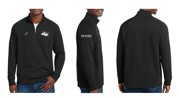 Irvine Quarter zip - Black - Third Degree Sportwear