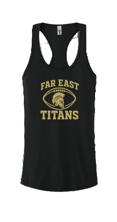 TITANS FOOTBALL WOMENS RACER BACK TANK - Third Degree Sportwear
