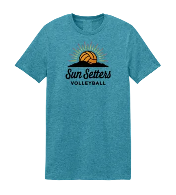 SUN SETTERS TEAL T -SHIRT - Third Degree Sportwear