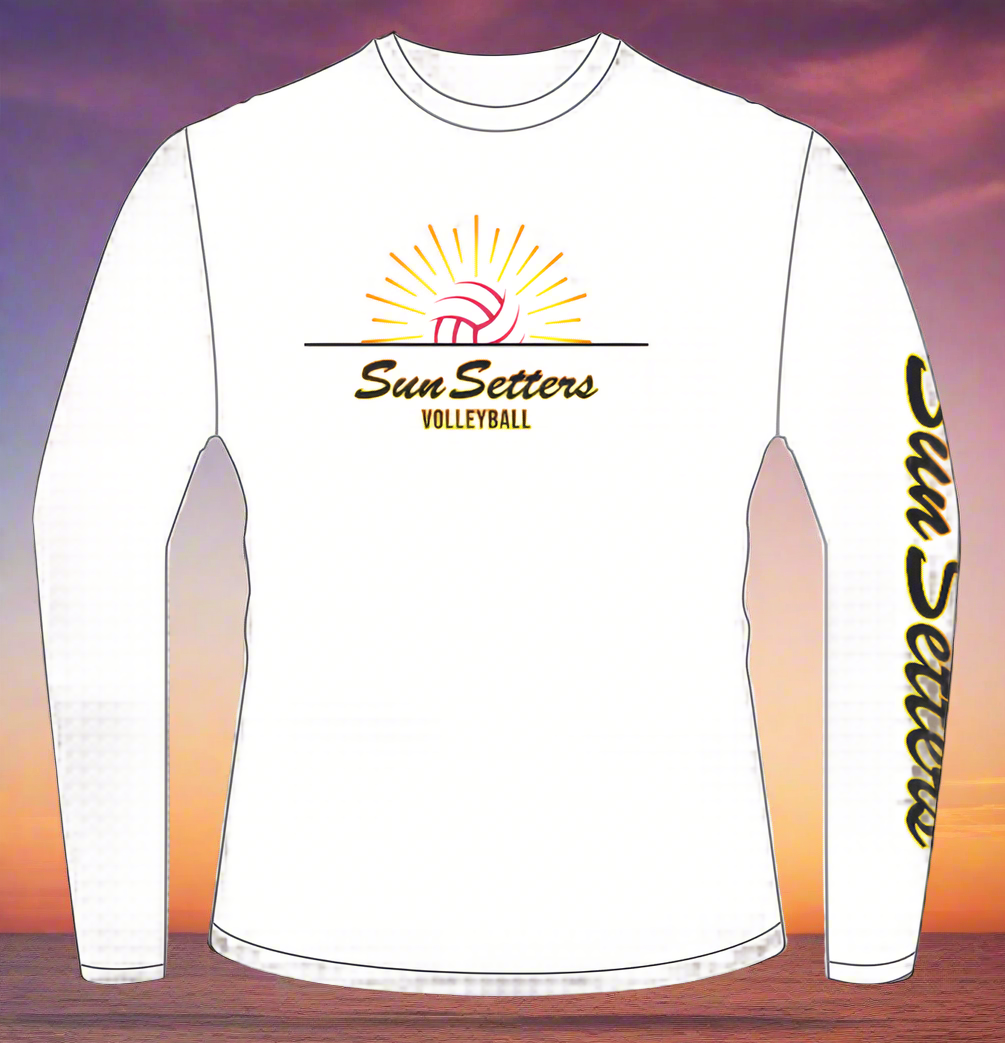 Sunsetters WHITE Long Sleeve Shirt