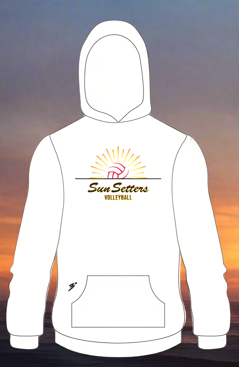 Sunsetters white Pullover hoodie