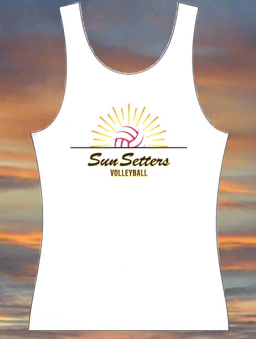 Sun Setters Women&#39;s WHITE Tank Top