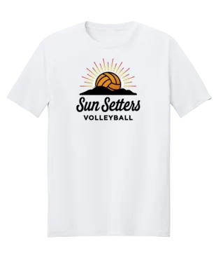 SUN SETTERS WHITE T -SHIRT - Third Degree Sportwear