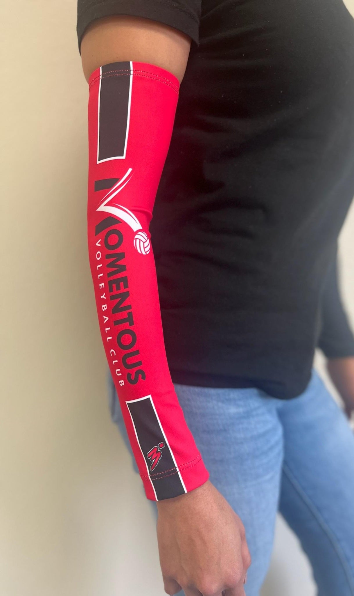 Momentous Compression Sleeves Red - Third Degree Sportwear
