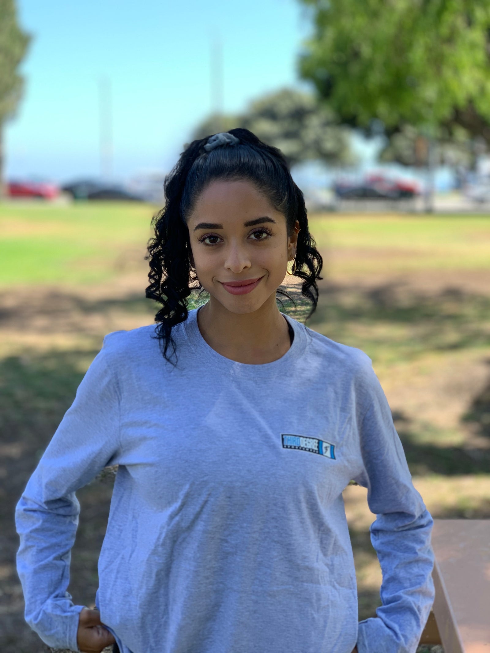 Retro Back Long Sleeve Tee