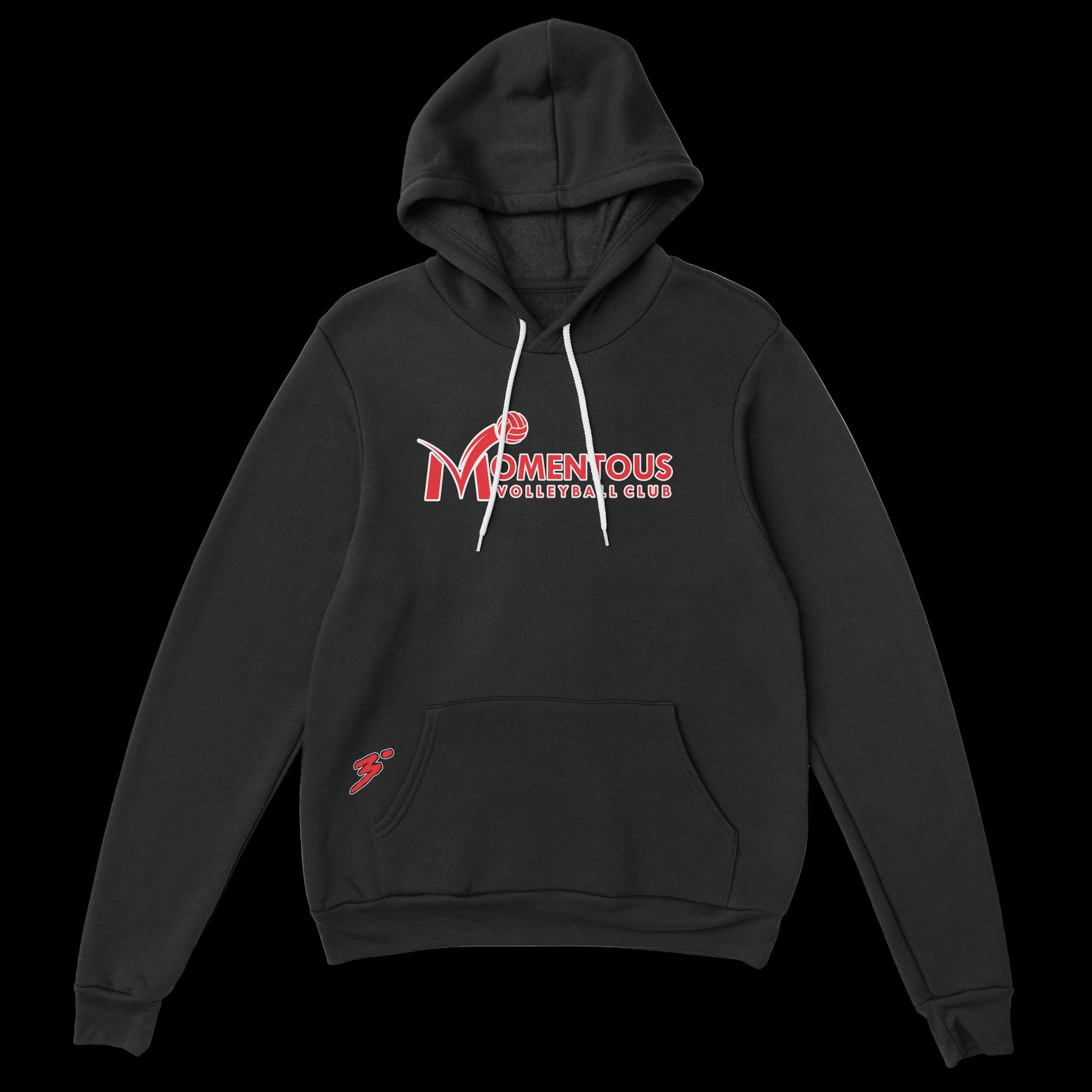 Black Momentous Hoodie - Third Degree Sportwear