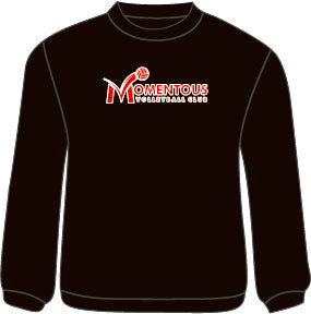 Momentous Black Crewneck Sweatshirt - Third Degree Sportwear